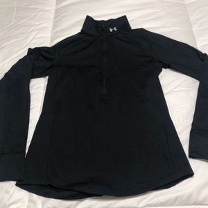 Under armor 1/2 zip mock neck EUC